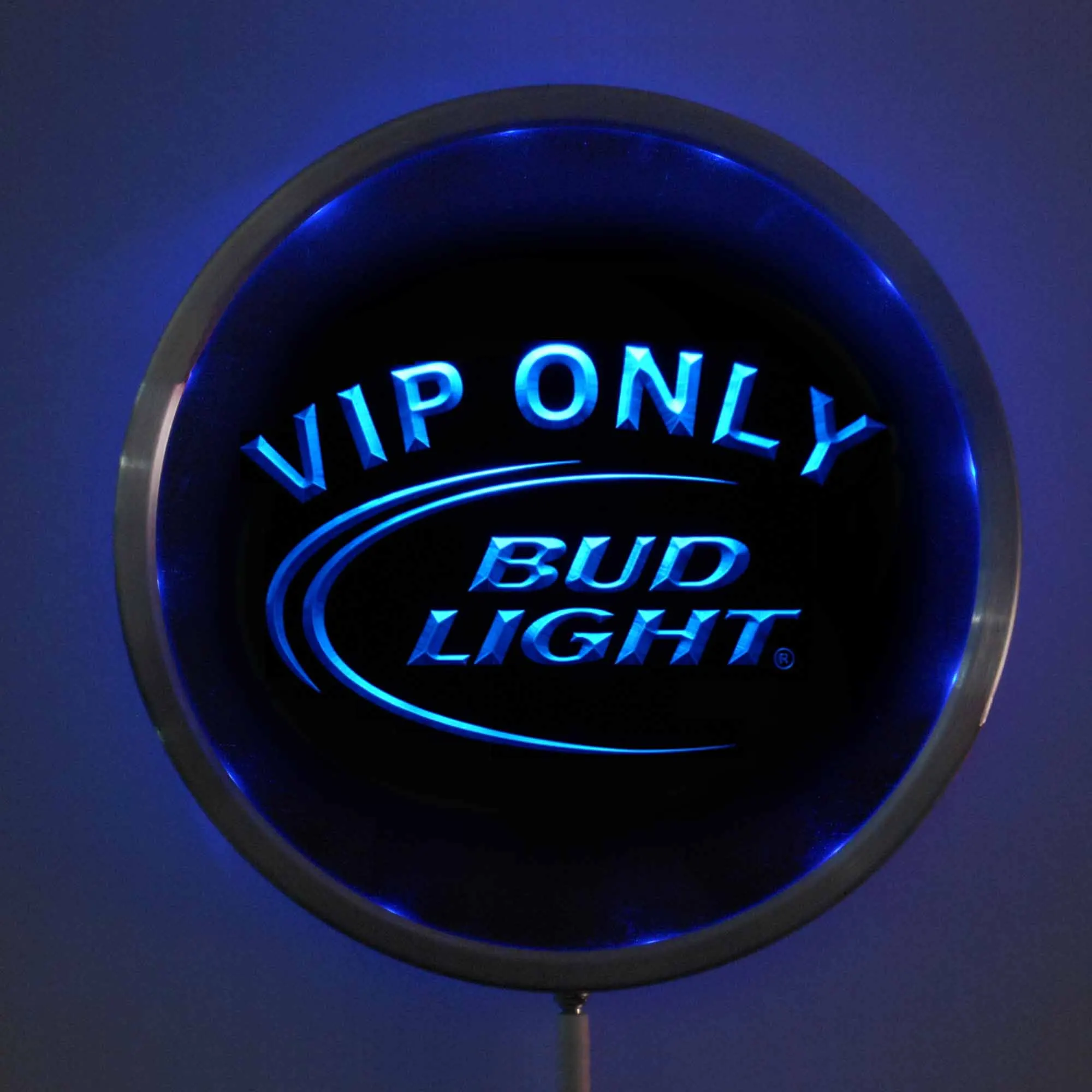 Rs-0092 вывеска Bud Light VIP светодиодный неоновый КРУГЛЫЕ ЗНАКИ 25 см/10 дюймов-Бар знак с RGB многоцветный пульт дистанционного управления функция