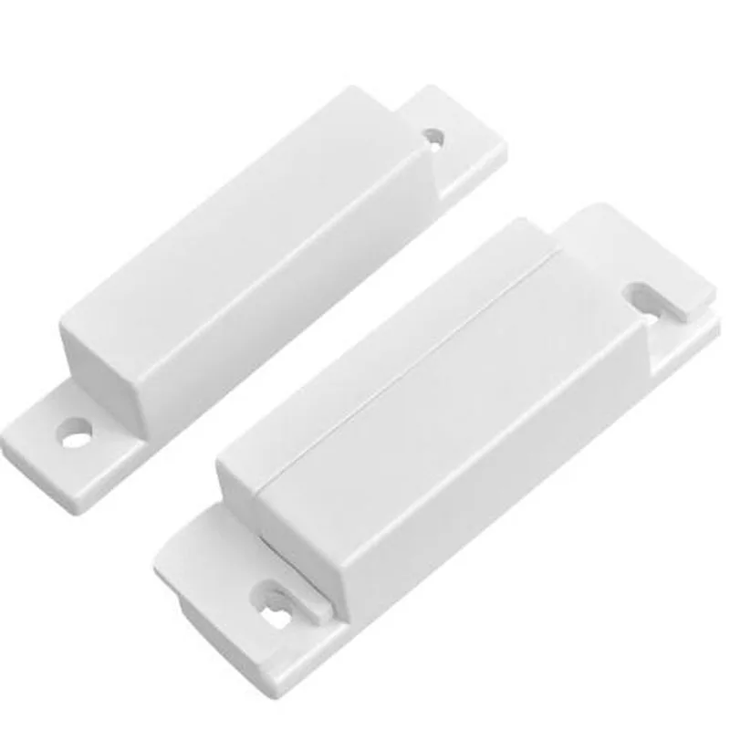 

Free shipping 10pcs/lot White Door Window Contacts Magnetic Reed Switch Sensor (NO model)