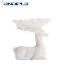 Японский стиль Олень Бог чайное ситечко, Чай Кофе фильтр белый нефрит фарфор Чайный набор кунг-фу аксессуары творческий дом орнамент