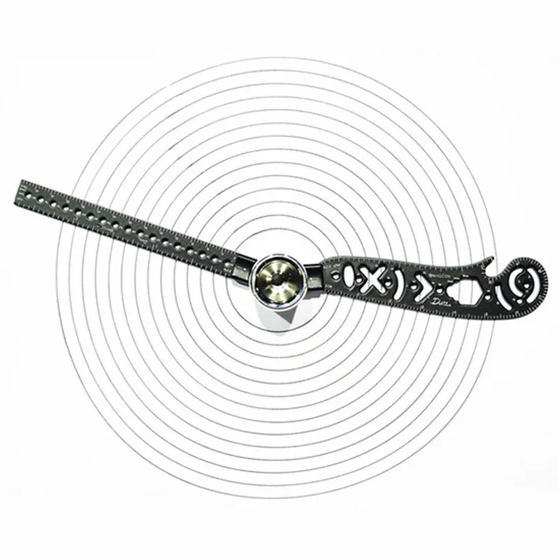 

Magcon cross-border dedicated magnet multi-purpose drawing ruler Drawing compass creative pattern measurement drawing tool