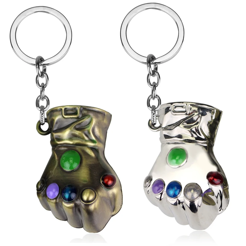 

Fashion Marvel Jewelry DC Superhero The Avengers Hulk Fist Keychain