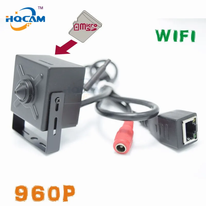 HQCAM Мини Wi-Fi ip-камера HD 960 P Micro TF SD камера беспроводная сетевая ip-камера TF карта камера видеонаблюдения IOS и Android APP