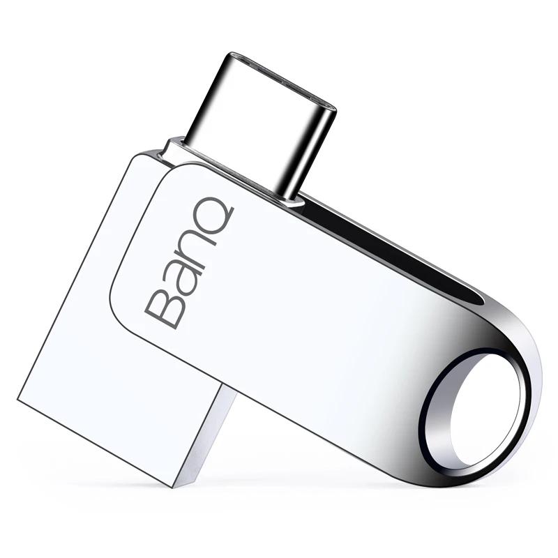  BanQ C6 USB Flash Drive 32GB OTG Metal Waterproof Pen Drive Key 64GB Type C pendrive Mini Flash Dri