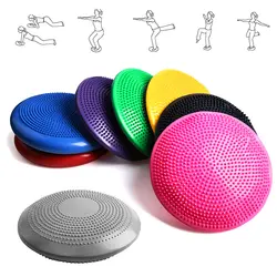 33 см Yoga Balance Disc надувная балансировочная подушка свободный ручной насос для женщин тренировка фитнес-оборудование для тренировки