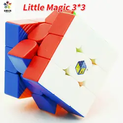 Zhisheng Yuxin маленькая Магия 5,5 см 3x3x3 Кубик без наклеек/черный Professional Puzzle скорость Cubo Magico игрушечные лошадки для детей