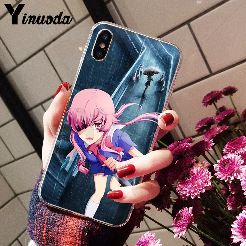 Yinuoda аниме Mirai Nikki умный чехол мягкий для телефона Apple iPhone 8 7 6 6S Plus X XS MAX 5 5S SE XR