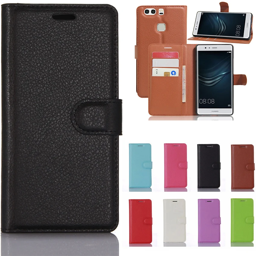 Phone Bag Case For Huawei P9 Plus Wallet Flip Leather Cover Coque Fundas Protective for Back | Мобильные телефоны и