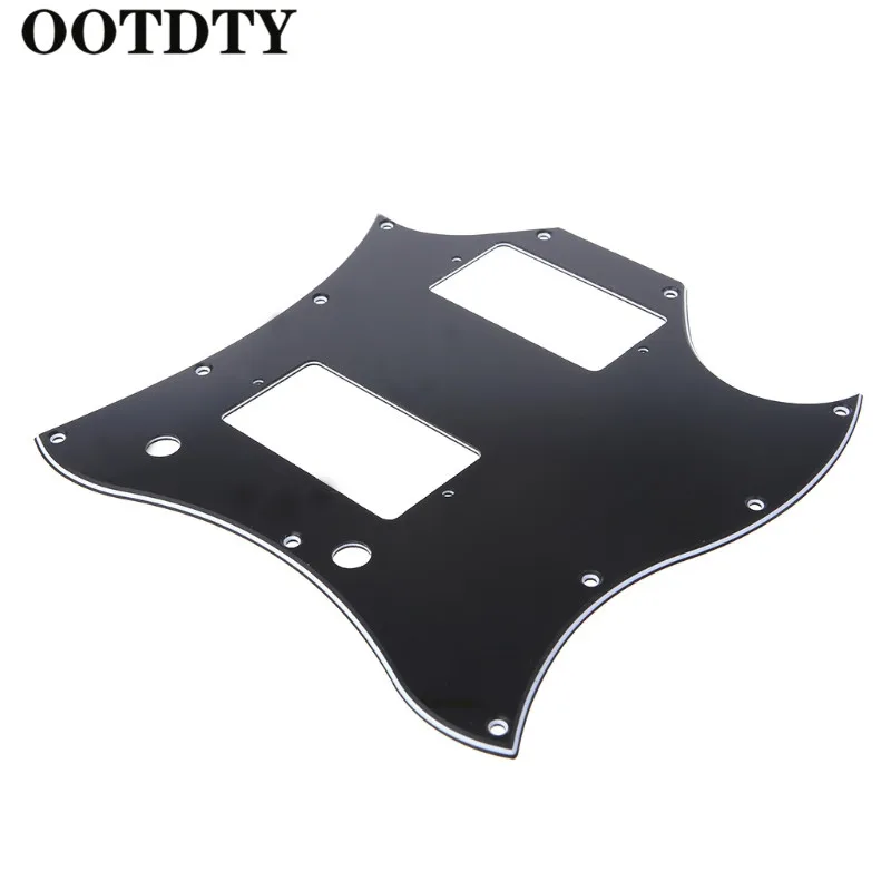 OOTDTY Full Face Pickguard Scratch Plate for SG Style Guitar Parts Replacement Guitar Pickguard