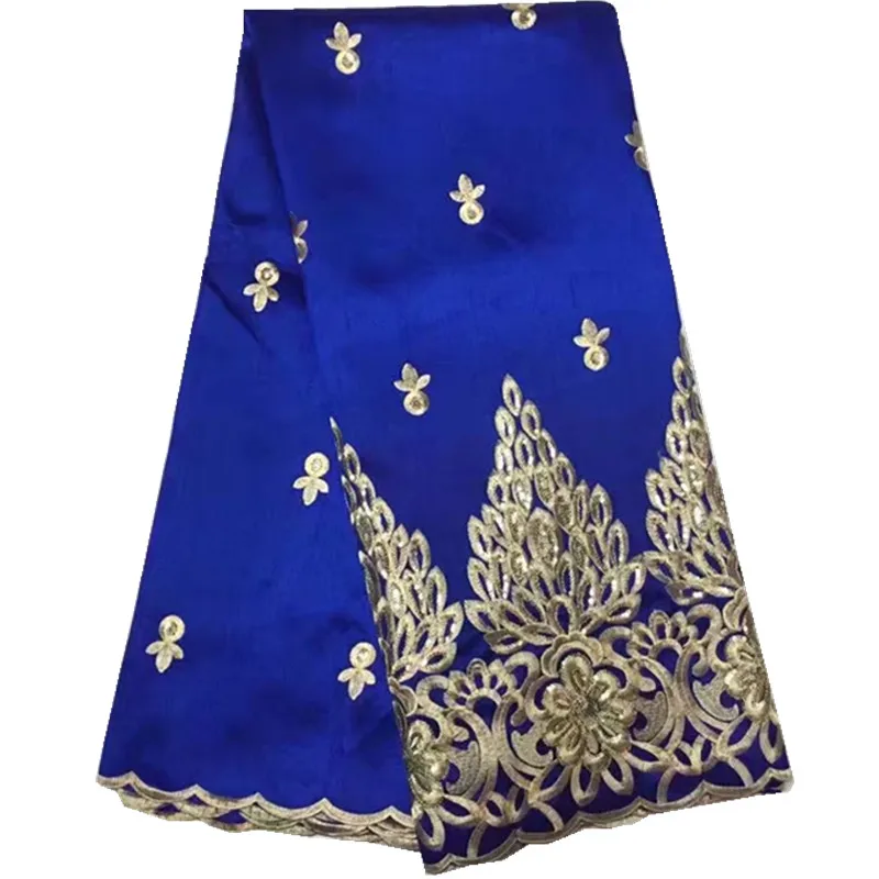 

George Fabric latest design Sequin with Fashion wedding dress African George fabric in Swiss Cotton zgl-159