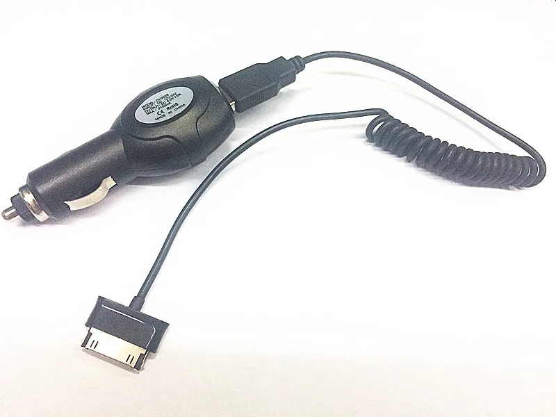 

5V 2.1A Car Charger +Coiled USB Cable for Samsung Galaxy Note 10.1 GT-N8000 N8010