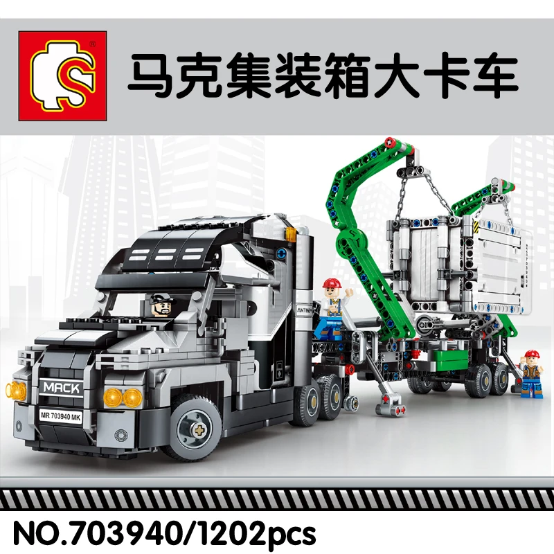 

S703940 1202pcs Mechanical series Mark truck car 42078 Reinstall car Educational Building Blocks Bricks Toy childern gift