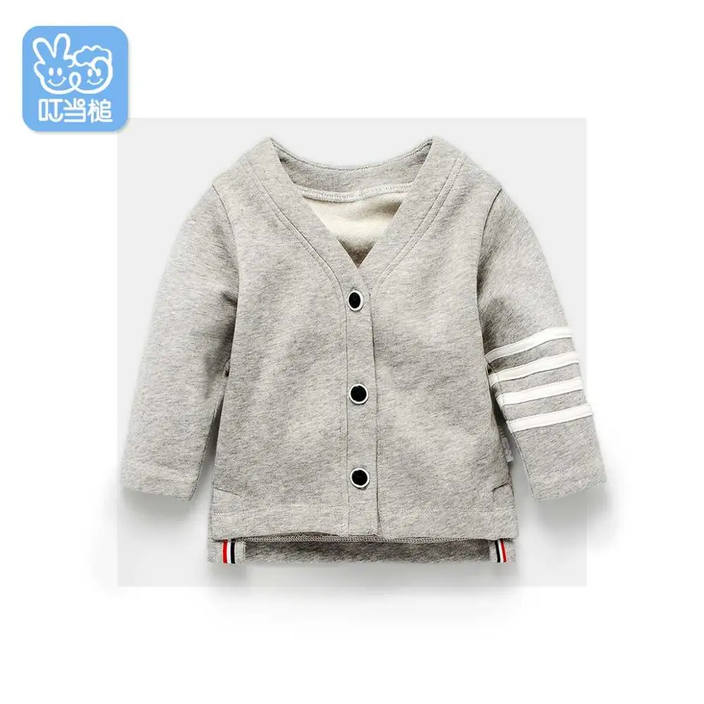 Dinstry/детский демисезонный кардиган в английском стиле; Верхняя одежда для мальчиков и девочек - Цвет: gray