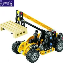 3347 Technic construcción vehículos montacargas conjunto completo Vintage DIY juguetes de bloques de construcción para niños Compatible con