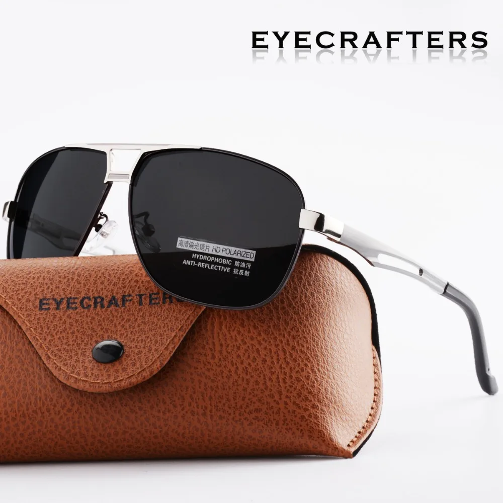 Eyecrafters дизайнерские HD поляризационные солнцезащитные очки мужские водительские