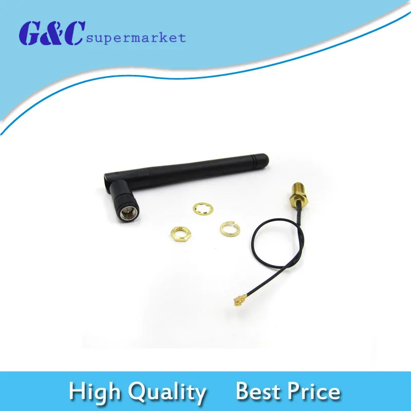 

SMA Antenna Extension Cable 3DBI Gain Antenna for ESP8266 Serial Wifi Module ESP-02 2.4G