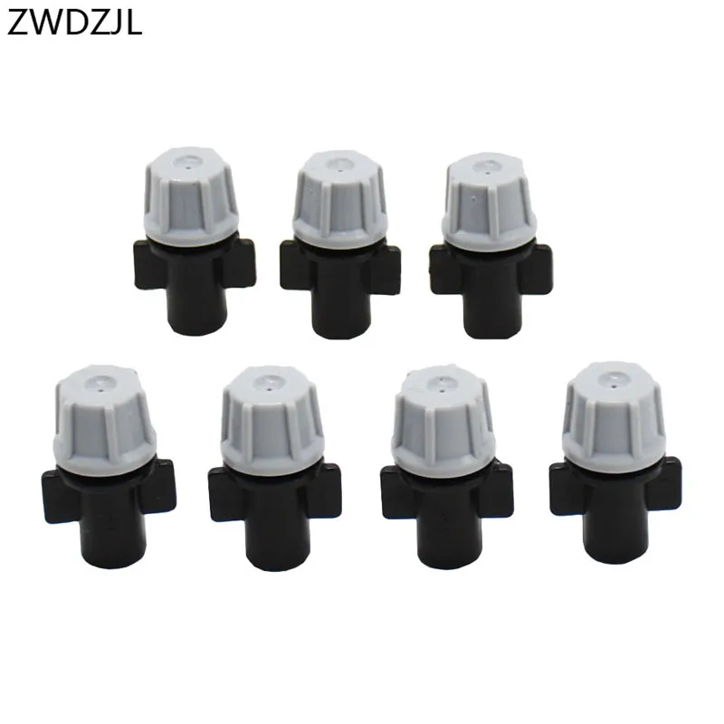 

Irrigation Atomizing nozzle Drippers misting system nozzle water mist sprinkler nozzles for cooling Drip System adapter 12pcs