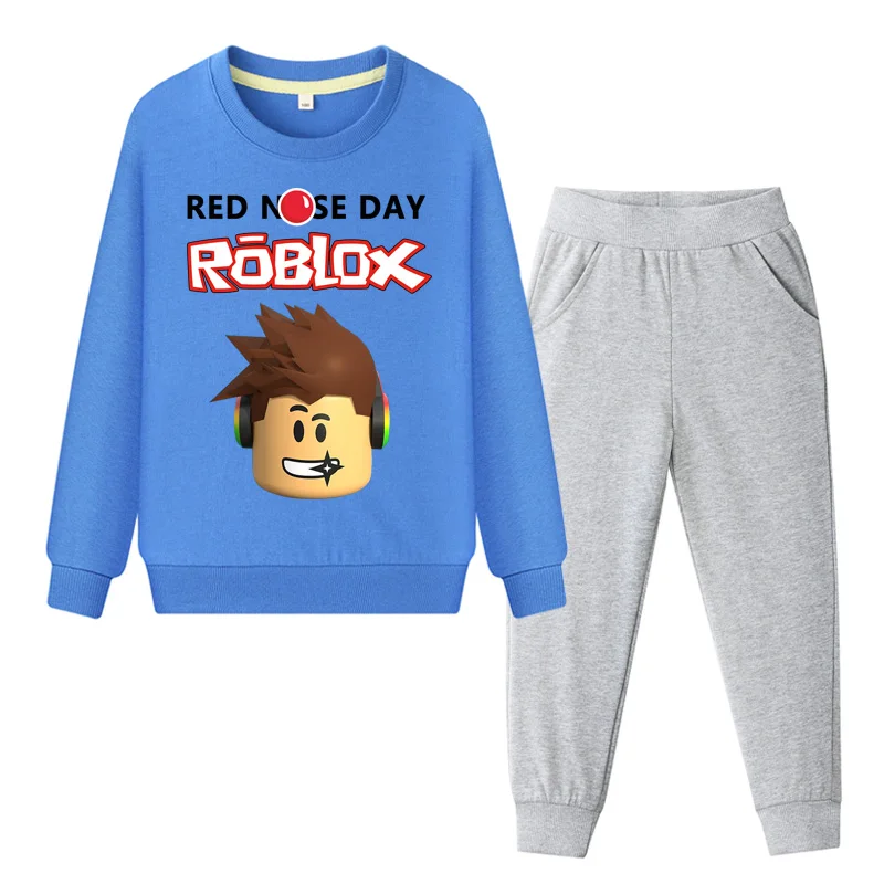 Children New Roblox Print T Shirt Boy Hot Game Character - 