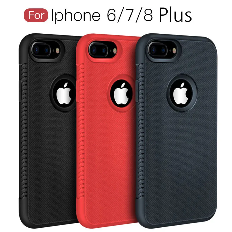 

Rugged Case For iPhone X XR XS Max Cover Silicon Bumper Matte Cases For iPhone 6S 6 7 8 Plus 7Plus Shockproof Back Cover