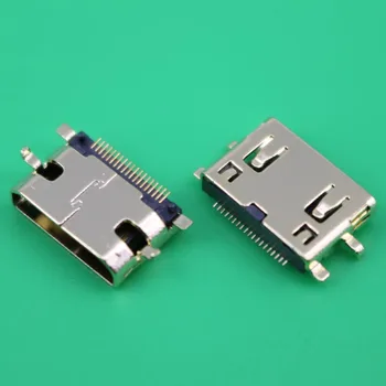 

YuXi 1pcs Gold plating MINI HDMI Female Socket 19Pin C Type Sinking plates 0.8mm SMT+DIP foot
