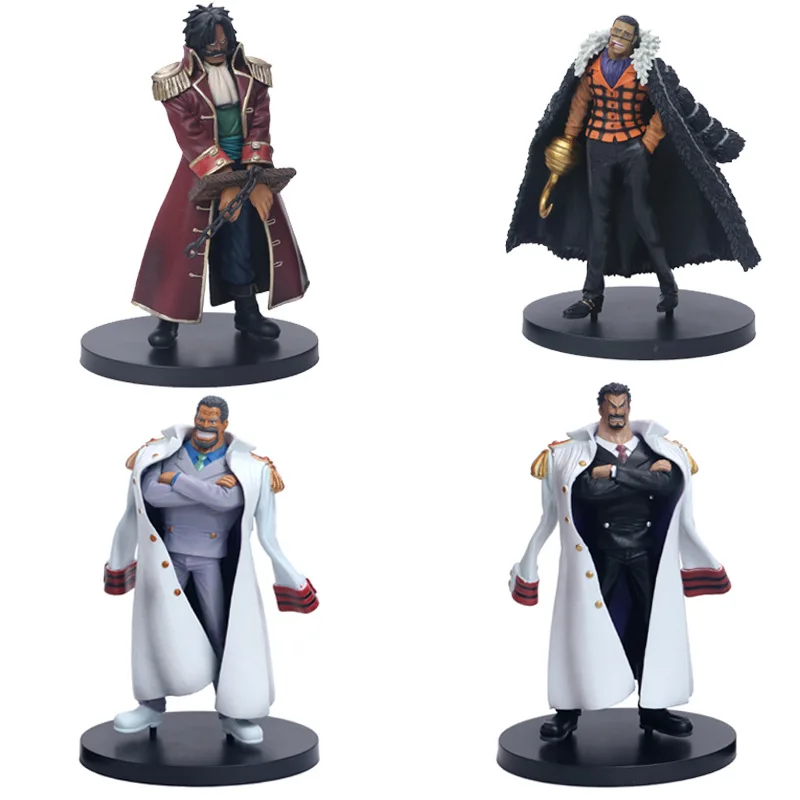

18 CM ONE PIECE Anime Figure Monkey D Garp Gol D Roger Dolls Action Figure Resin Statue Bust Model Decoration toy Ver