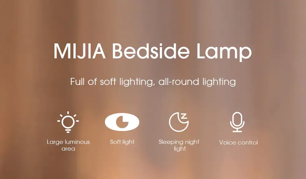 XIAOMI MIJIA прикроватная лампа 2 MJCTD02YL умный светодиодный настольная лампа внутреннего ночной Светильник спальни Настольный светильник приложение сенсорный голосовой контроль Управление