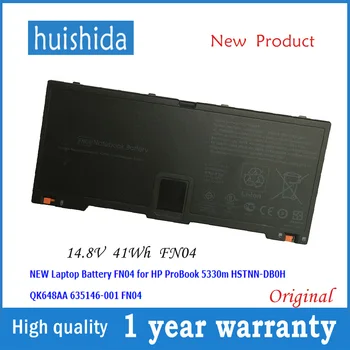 

14.8 V 41wh FN04 New original laptop battery for HP Probook 5330M QK648AA HSTNN-DB0H 635146-00 series