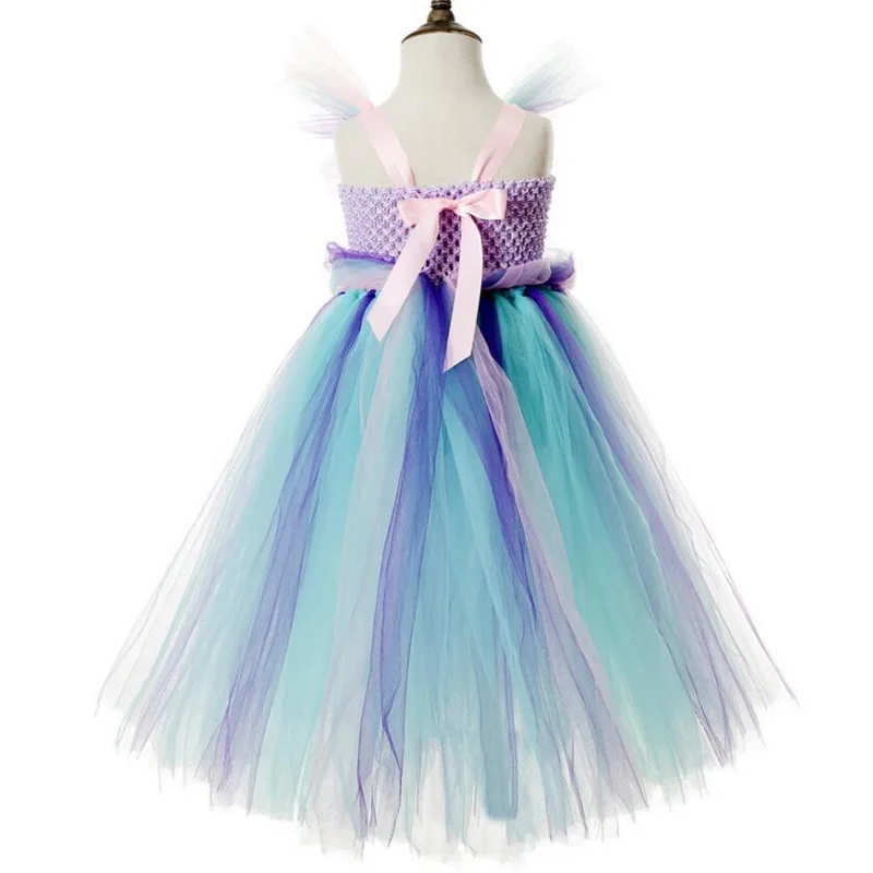 3 предмета, костюм феи с бабочками и крыльями для маленьких девочек, нарядное платье феи на Хэллоуин, вечерние платья для детей 2-10 лет