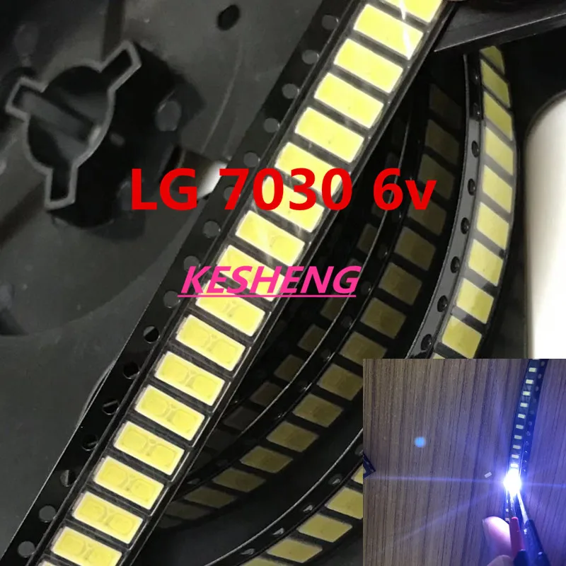 LG Innotek YPNL-светодиодный фонарь с подсветкой 1 Вт 7030 6 в холодный белый приложение tv