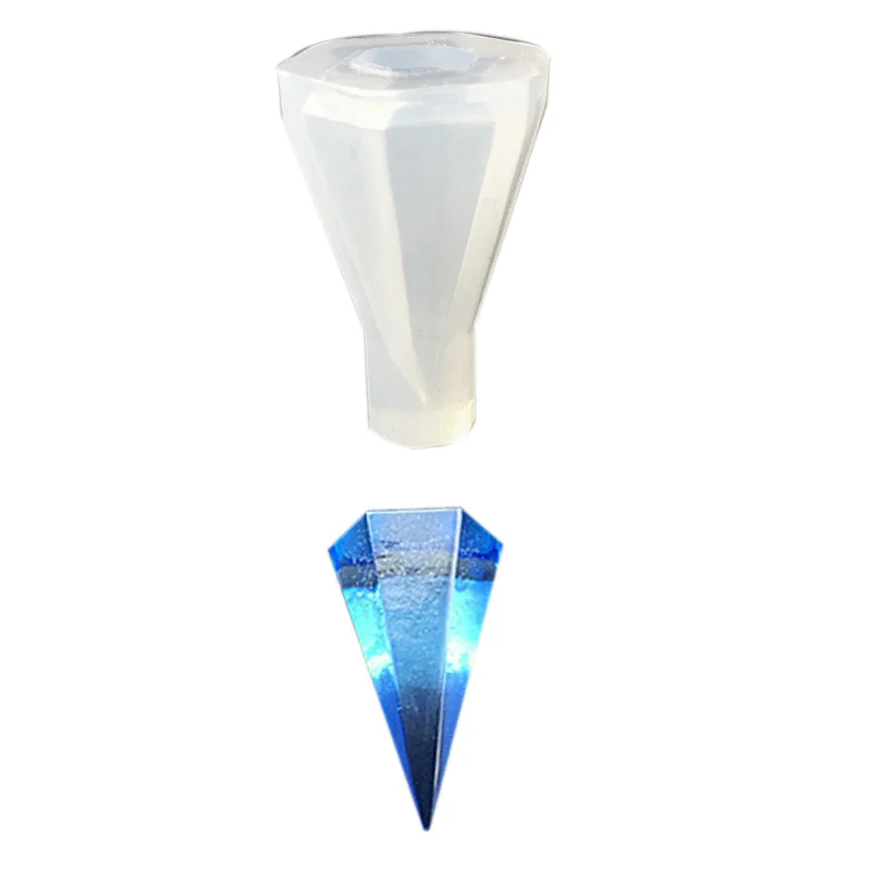 DIY Silica gel Cone Mold Making Jewelry Pendant Resin Casting Mould