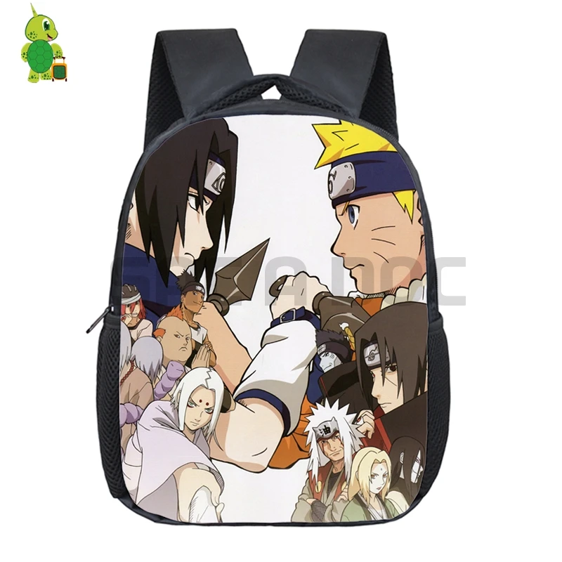 Anime Naruto Backpack Kids Baby Toddler School Bags Cartoon Naruto Sasuke Kakashi Kindergarten Backpacks Children Best Gift - Цвет: 15