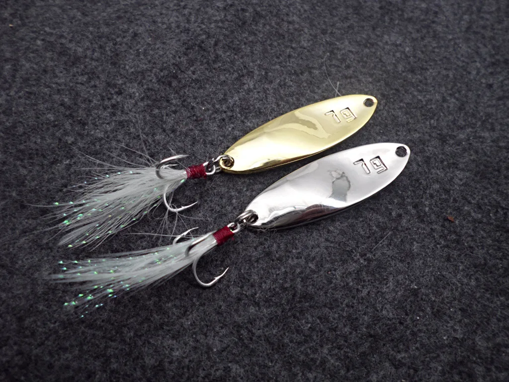 5g 7g 10g 15g Spoon Lure Metal Fishing Lure 2 colors Bass Hard Baits Pesca Peche Fishing Tackle Wobblers