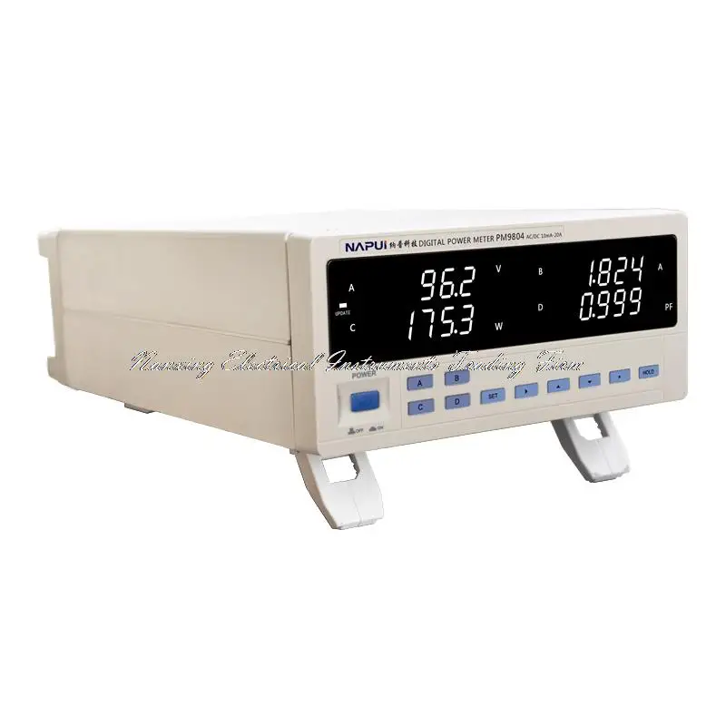 PM9804 бренд высокой точности Настольный trmc AC/DC напряжение тока фактор мощности и измеритель мощности тестер анализатор сигнализации