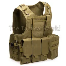 Амфибия Тактический Военная Униформа Молл жилет штурма плиты Перевозчик жилет Стальная проволока открытый жилет w/тройной подсумок