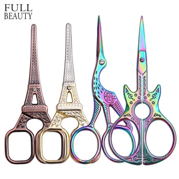 

Full Beauty Nail Scissors Stainless Steel Toe Cuticle Clippers Chameleon Bird Manicure Cutter Remover Makeup Nail Art Tool CHA37