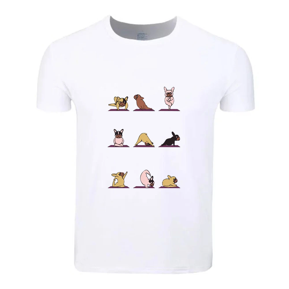 

French Bulldog Fashion Cotton Big Size Students Summer T-Shirt Short Sleeve Men Women Boys Girls T Shirt Tees Kids Tshirt