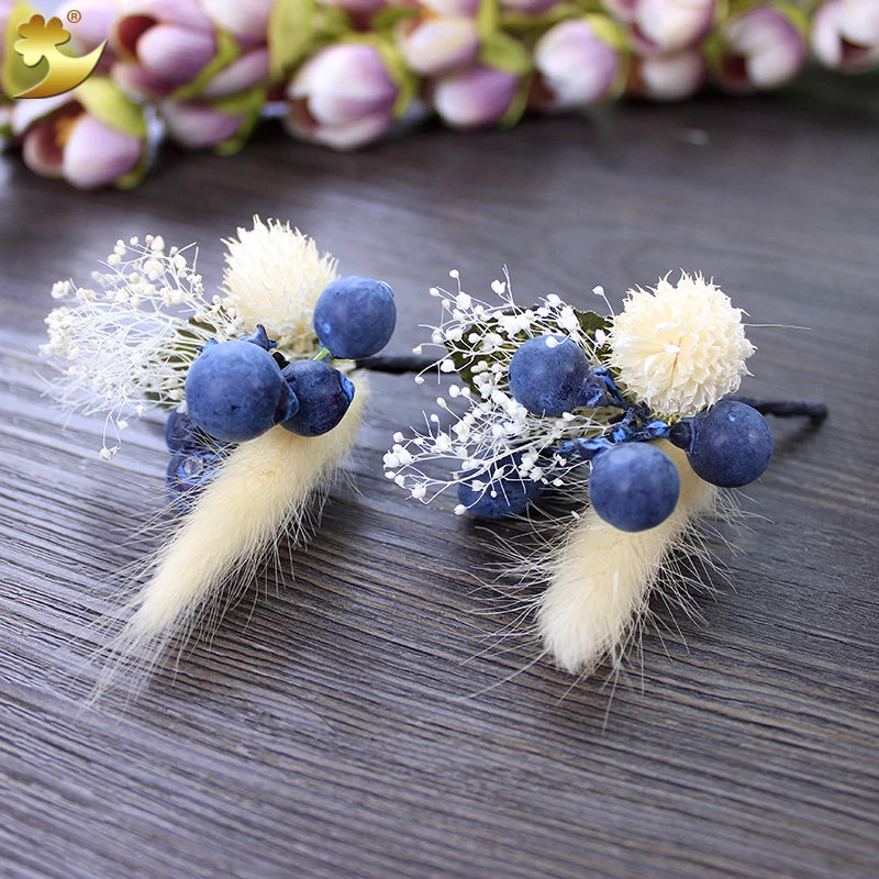 

Cute Lovely Sweet girl Floral Hair Pins horquillas de pelo para boda Wholesale Korean Floral Hair Pins Headdress headwear 78030
