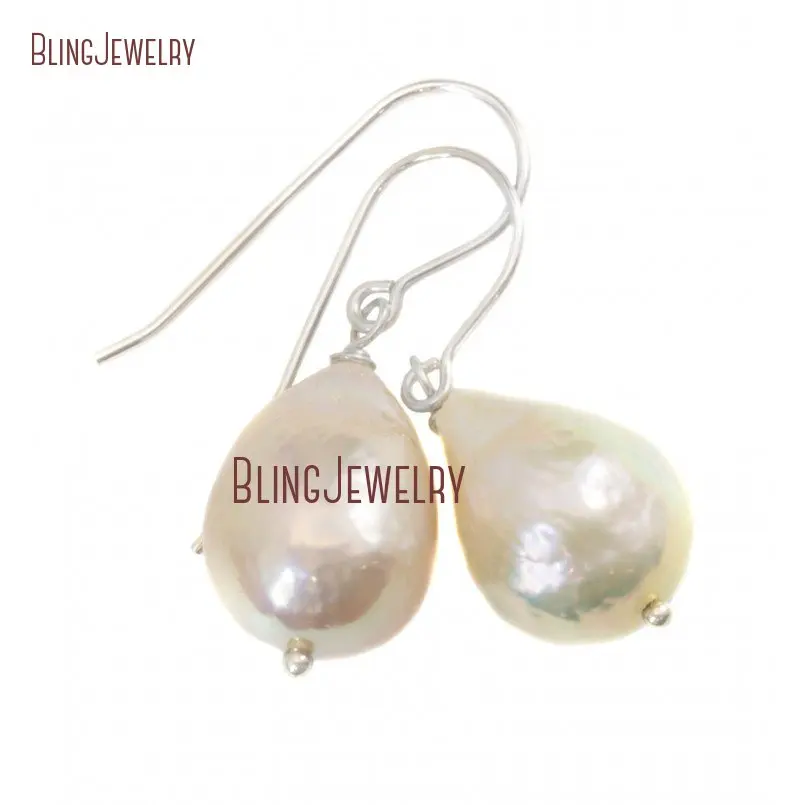 20180913-ER17774-baroque pearl earrings silver or solid gold french earwire white luster genuine freshwater drop_5
