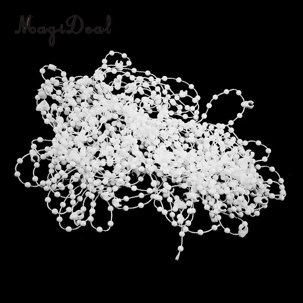  2Pcs 10 METRES OF PROFESSIONAL 3.5''inch (89MM) VERTICAL BLIND BOTTOM CHAIN PARTS/ SPARES