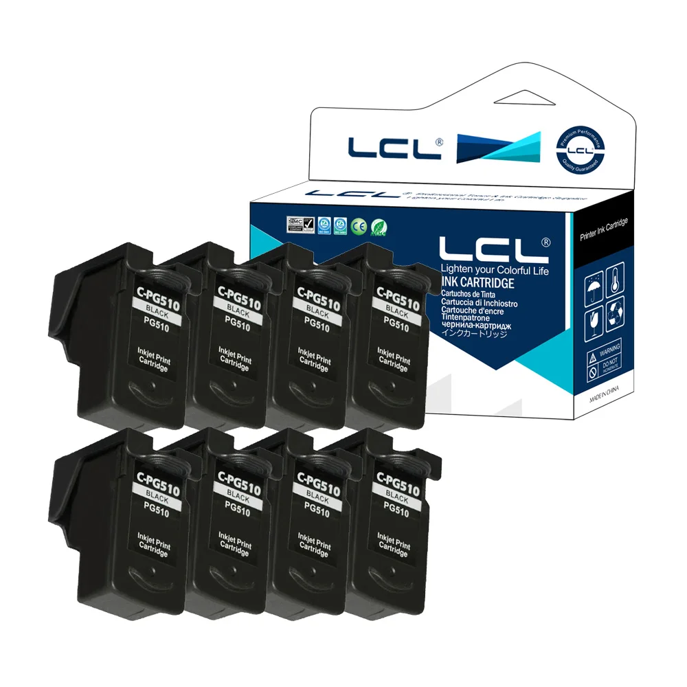 Lcl Pg510 Pg 510 (Pack) Cartuccia Di Inchiostro Compatibile Per Canon Pixma Ip2700/Mp240/Mp250/Mp260/Mp270/Mp280/Mp480/Mp490/Mp495/Mx320