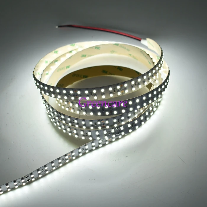 

Free Shipping 5M/lot Double Line 240 leds/m DC24V 19.2W/M SMD 3528 LED flexible strip Light ,Led Light 5M with 3M tape