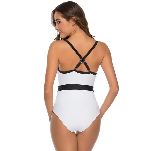 white shapewear swimsuit
