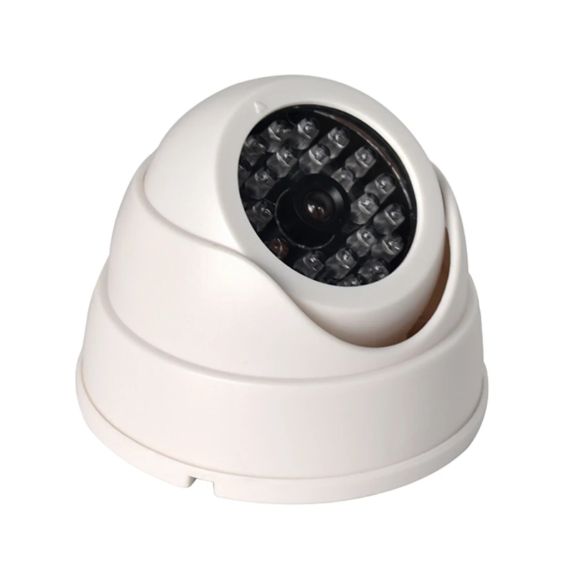  Dummy Dome Fake Security Camera CCTV 30pc False IR LED W/ Flashing Red LED Light - 33001090651