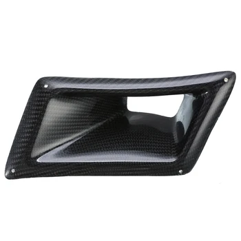

Left Side Carbon Fiber Front Bumper Intake Air Vent Intakes Duct Cover For Nissan 350Z Z33 2003-2009