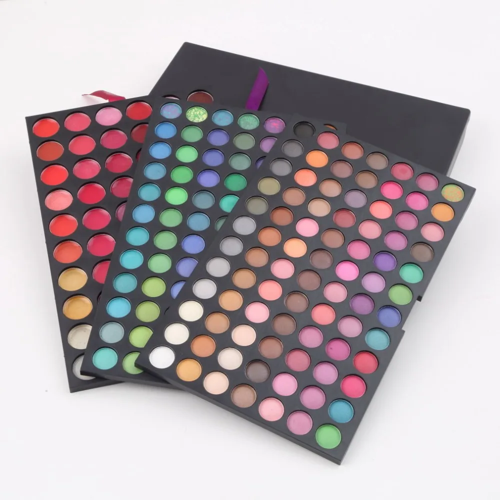

228 Color Pro Makeup Kit 168 colors Eyeshadow Palette+60 colors Lip Gloss casual personal / party / wedding use.