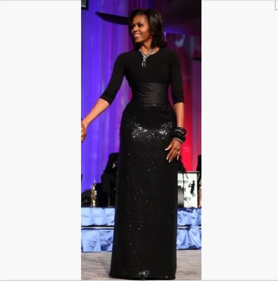 

Sexy Elegant Women Formal Gala Party Dress Plus Size Arabic Muslim Black Long Sleeve Evening Prom Dresses Gown Long 2019