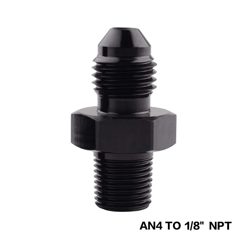 Злые энергетические алюминиевые AN6 штыревые до 3/" NPT AN10 до 3/4" NPT AN8 до 1/" прямые расклешенные трубы, резьбовые фитинги, адаптер для шланга - Цвет: Оранжевый