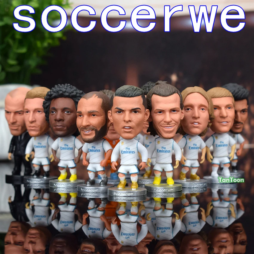Football Football Star Real Madrid maison 6.5 cm hauteur résine poupées Action figure joueur jouets