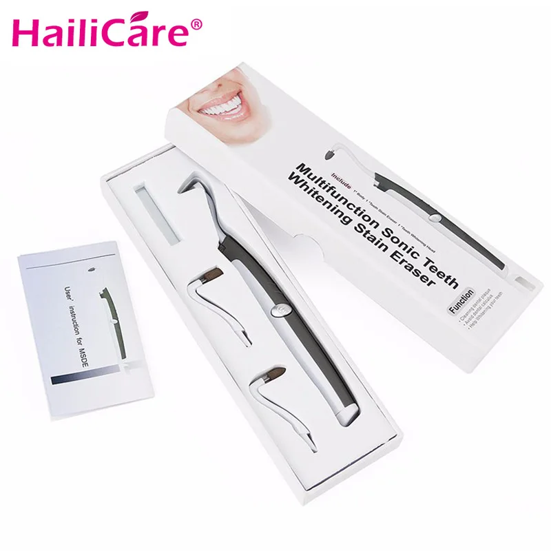 Pаспродажа 3 в 1 Sonic Odontoli Вибрация отбеливание зубов автоклав зубсветодио дный ные палочки led мягкие устройство для удаления зубного налета Remover чистый з...