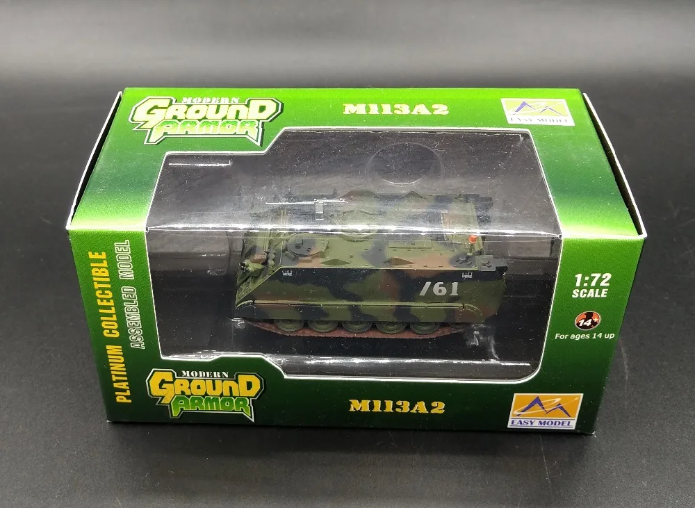 1: 72 армии США M113A2 отслежены бронированный модель автомобиля Трубач 35006 Коллекция Модель Масштаб 1/72 майка модели сцены