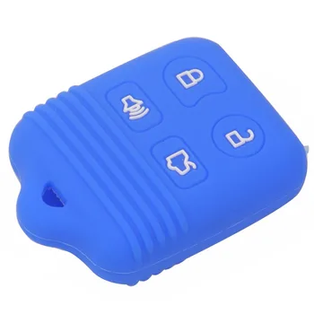 Keyforkess 30 pz/lotto 4 pulsanti telecomando auto chiave transito Keyless copertura del Silicone misura per Refit Ford Lincoln Mercury caso Fob - Jingyuqin 30 pz lotto 4 pulsanti telecomando auto chiave transito Keyless copertura del Silicone misura